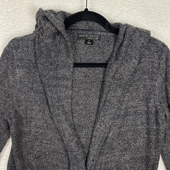 Barefoot Dreams Size S CozyChic Lite Resort Cardi Hooded Cardigan Sweater Relax - Picture 2 of 9